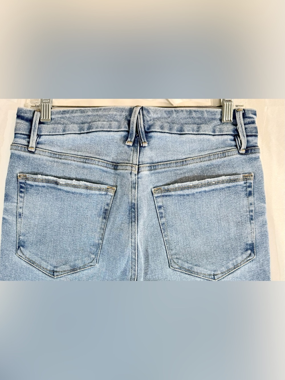 Good American “Good Boy” High Rise Slim Boyfriend Jeans With Side Slits Size 10 - Picture 10 of 14